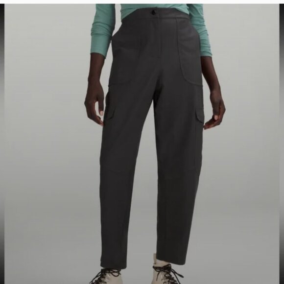 Lululemon Light Utilitech Cargo Pocket High-Rise Pant Graphite Gray - Picture 1 of 7